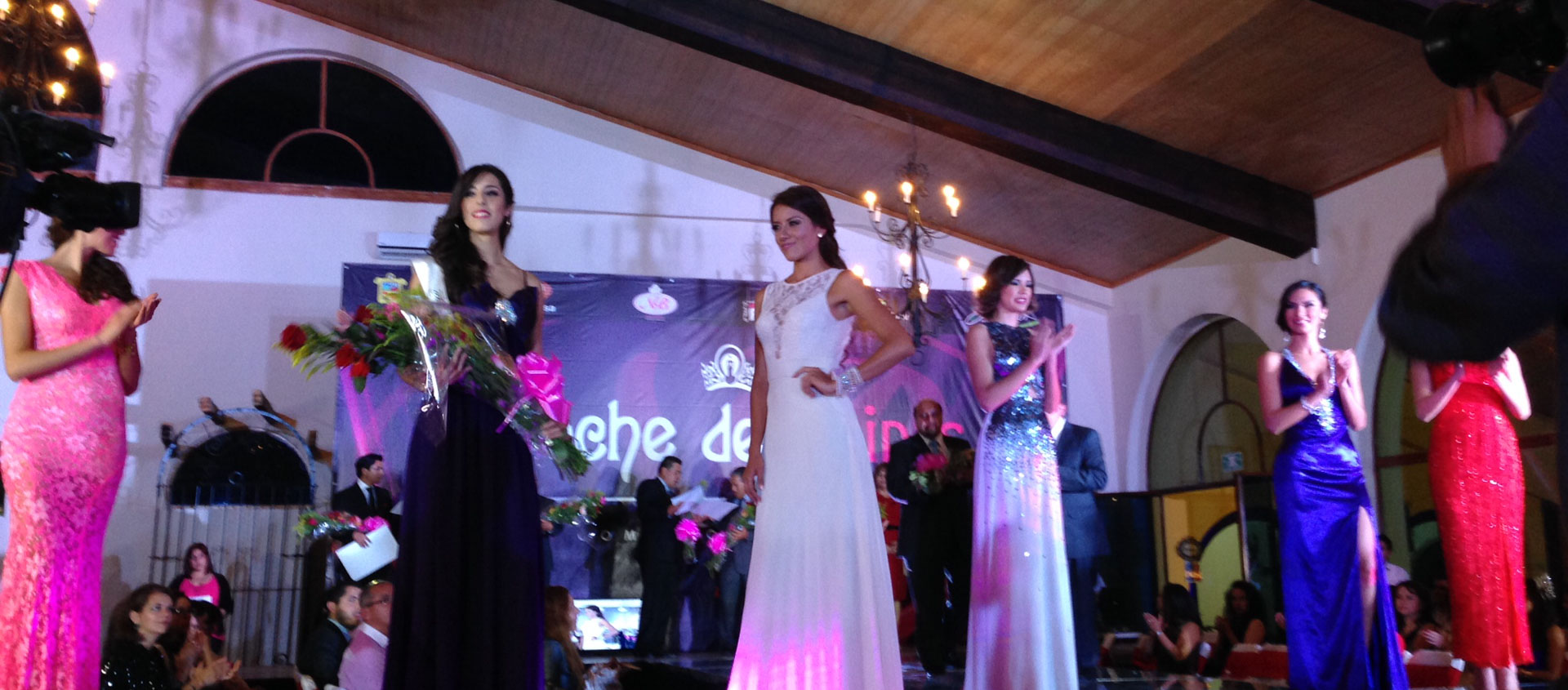 Presentación Señorita Estado de México para el certamen Nuestra Belleza México en la Hacienda Villejé.